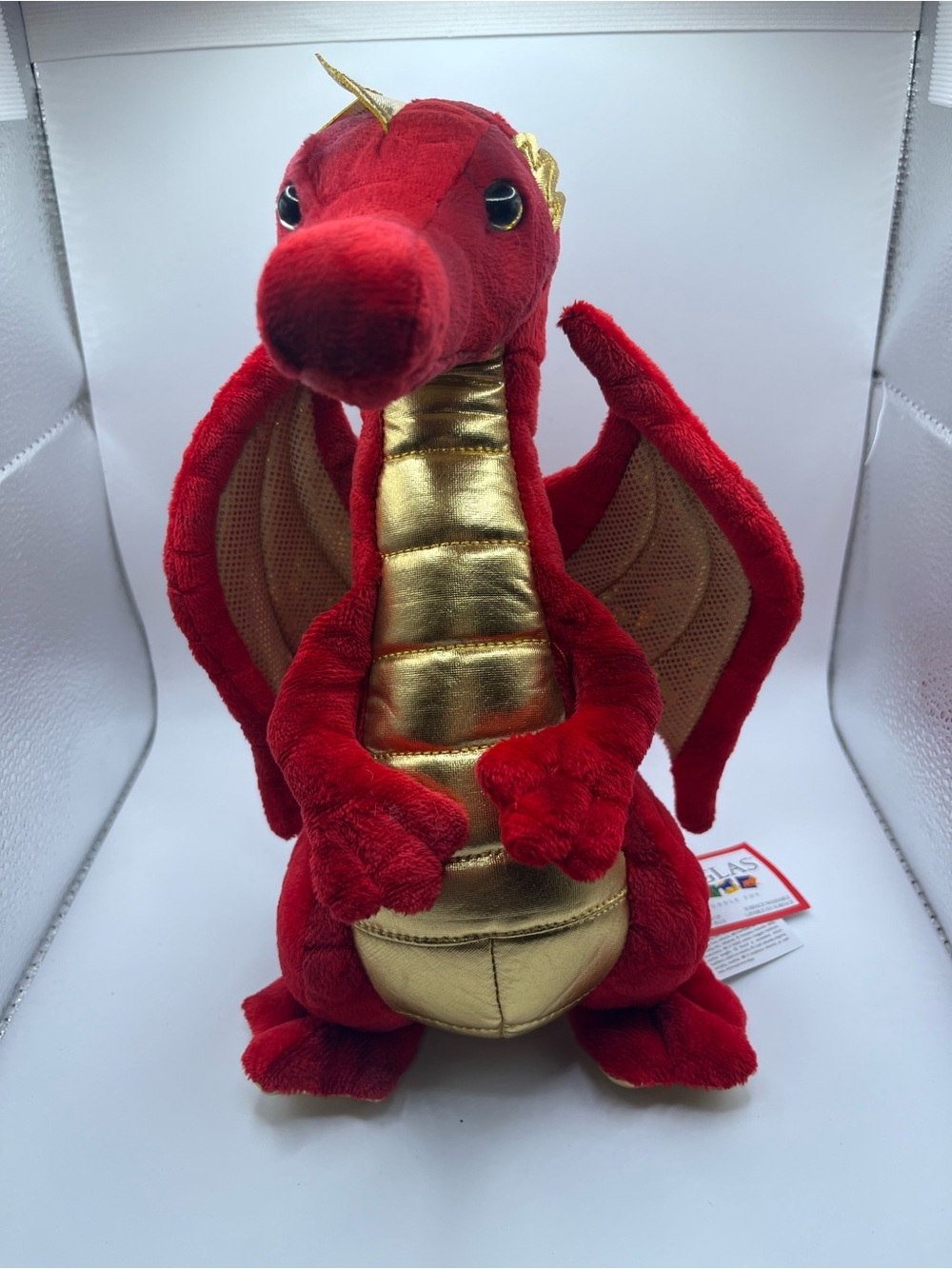 EUGENE Red Dragon Plush Douglas Cuddle Toys #731 NWT 11” Stuffed Animal